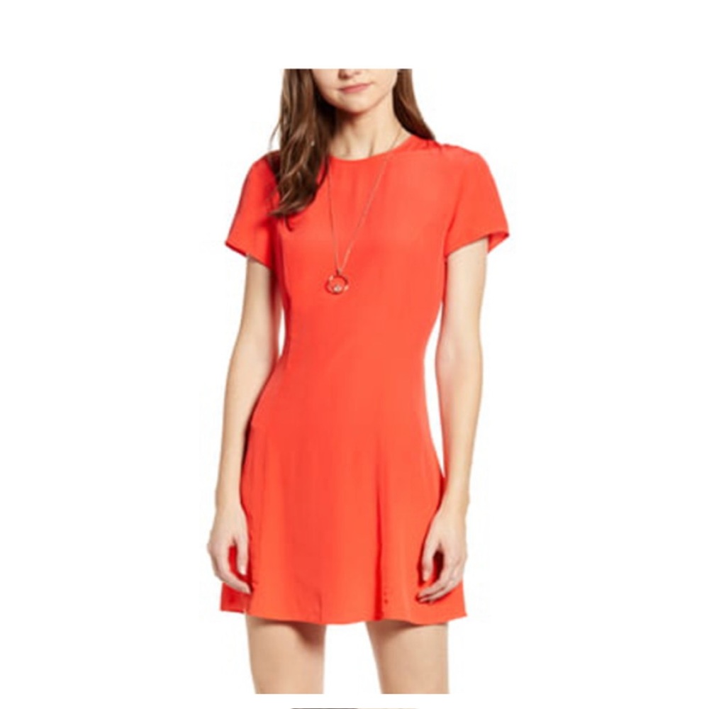 NWT Something Navy Short Sleeve Dress